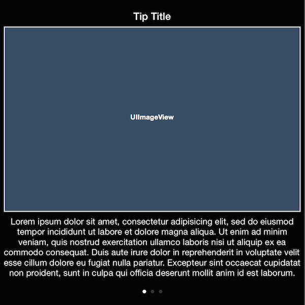 Interface Builder layout